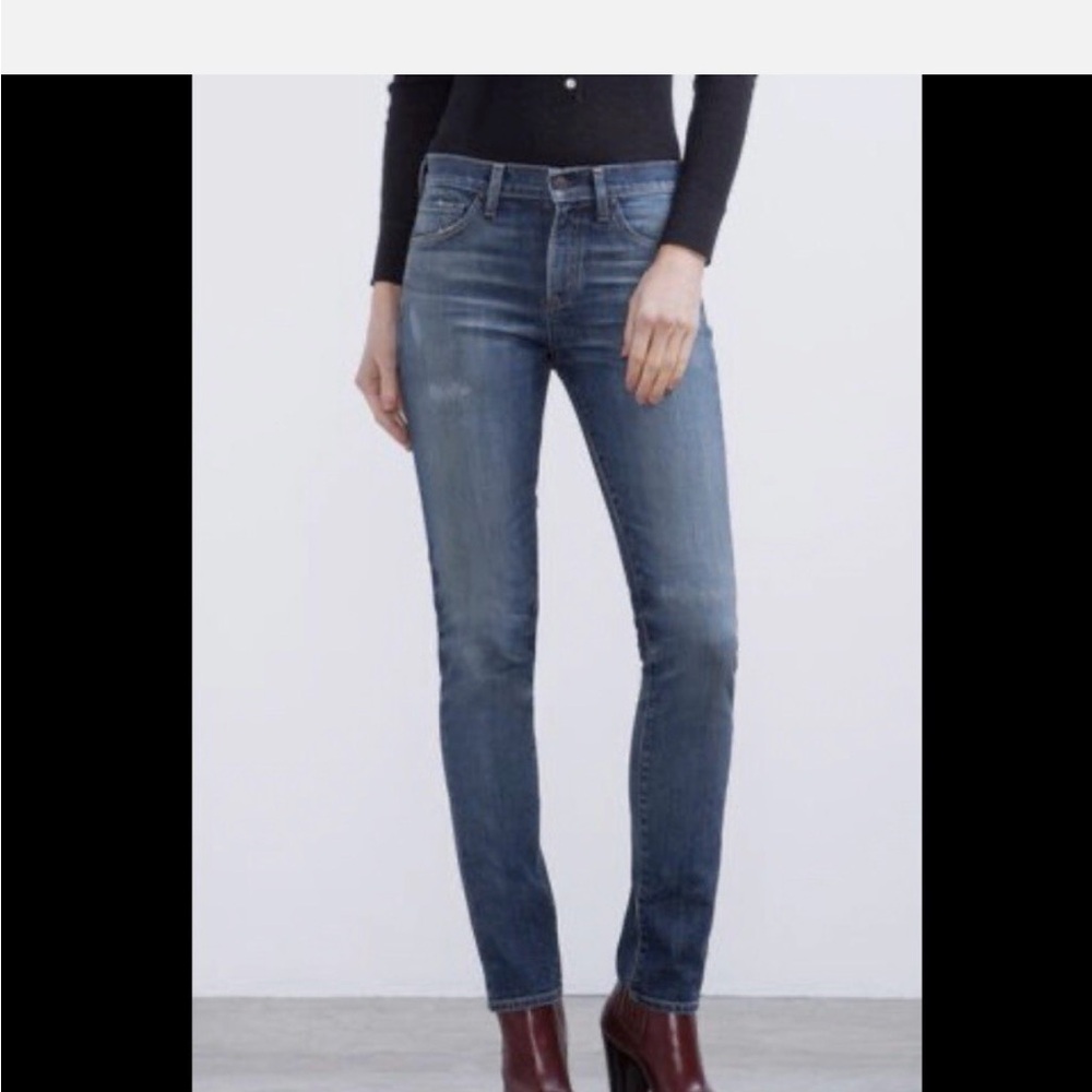 Citizens Of Humanity Straight Leg Jeans - Light Blue